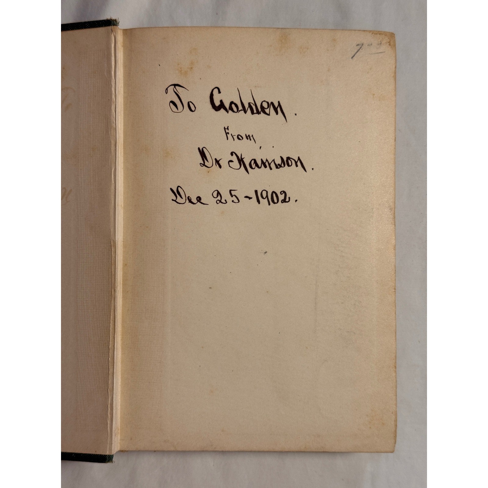 First Edition Cecilia F Marion Crawford 1902 Green Good Antique Book