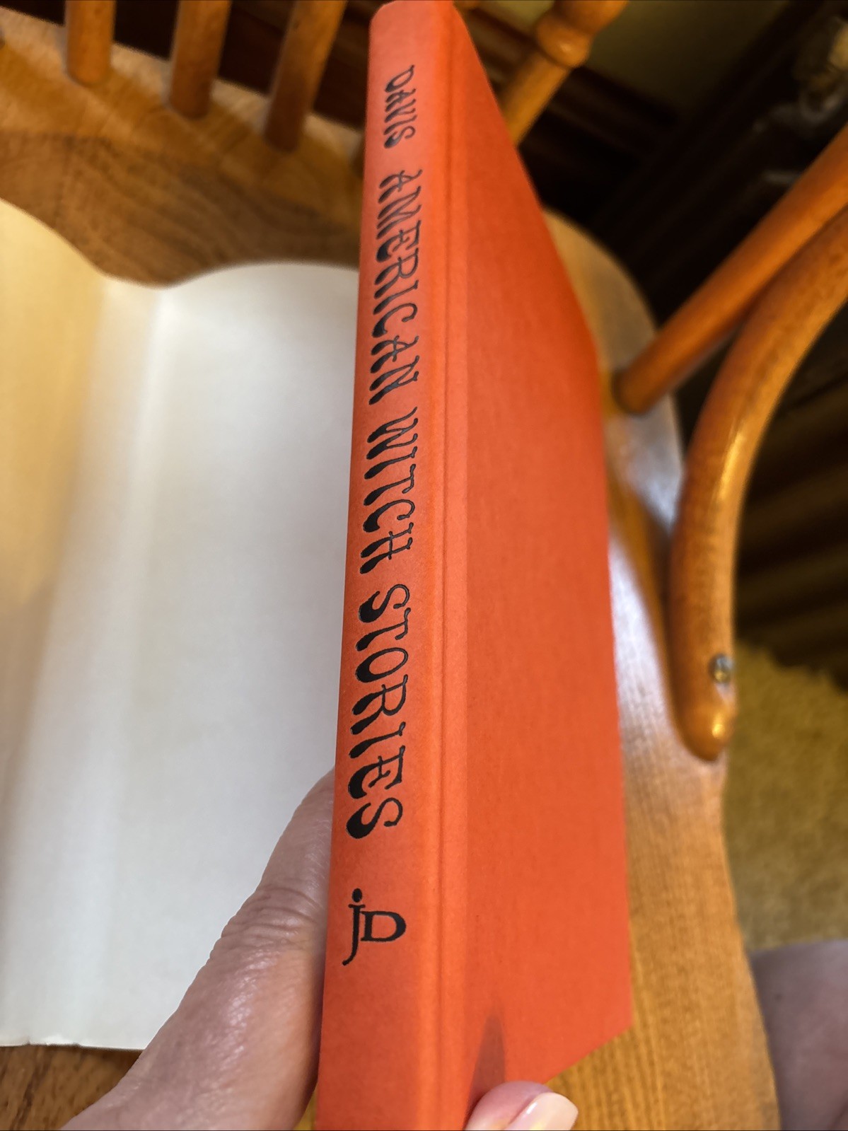 RARE American Witch Stories Hubert J. Davis 1990 Book Witchcraft Occult Folklore