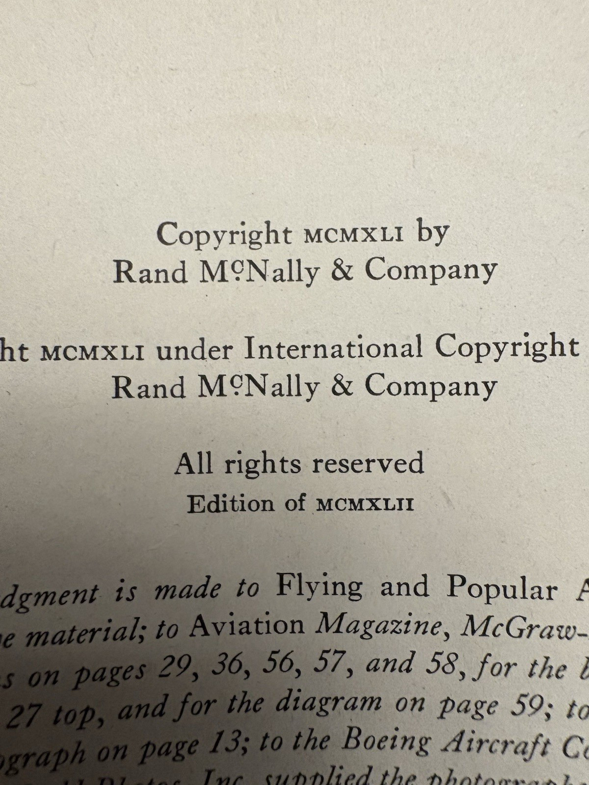 1941 Wings For America Fighting Planes of the U.S.A.