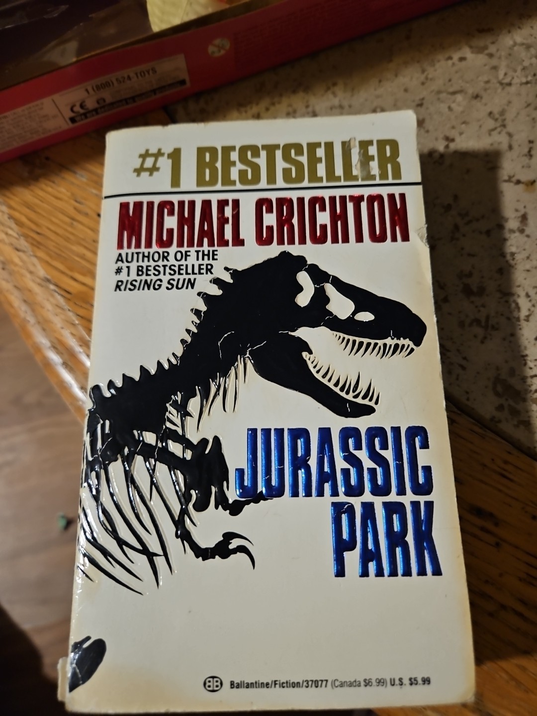 1993 Ballantine Books – Jurassic Park by Michael Crichton Paperback Book