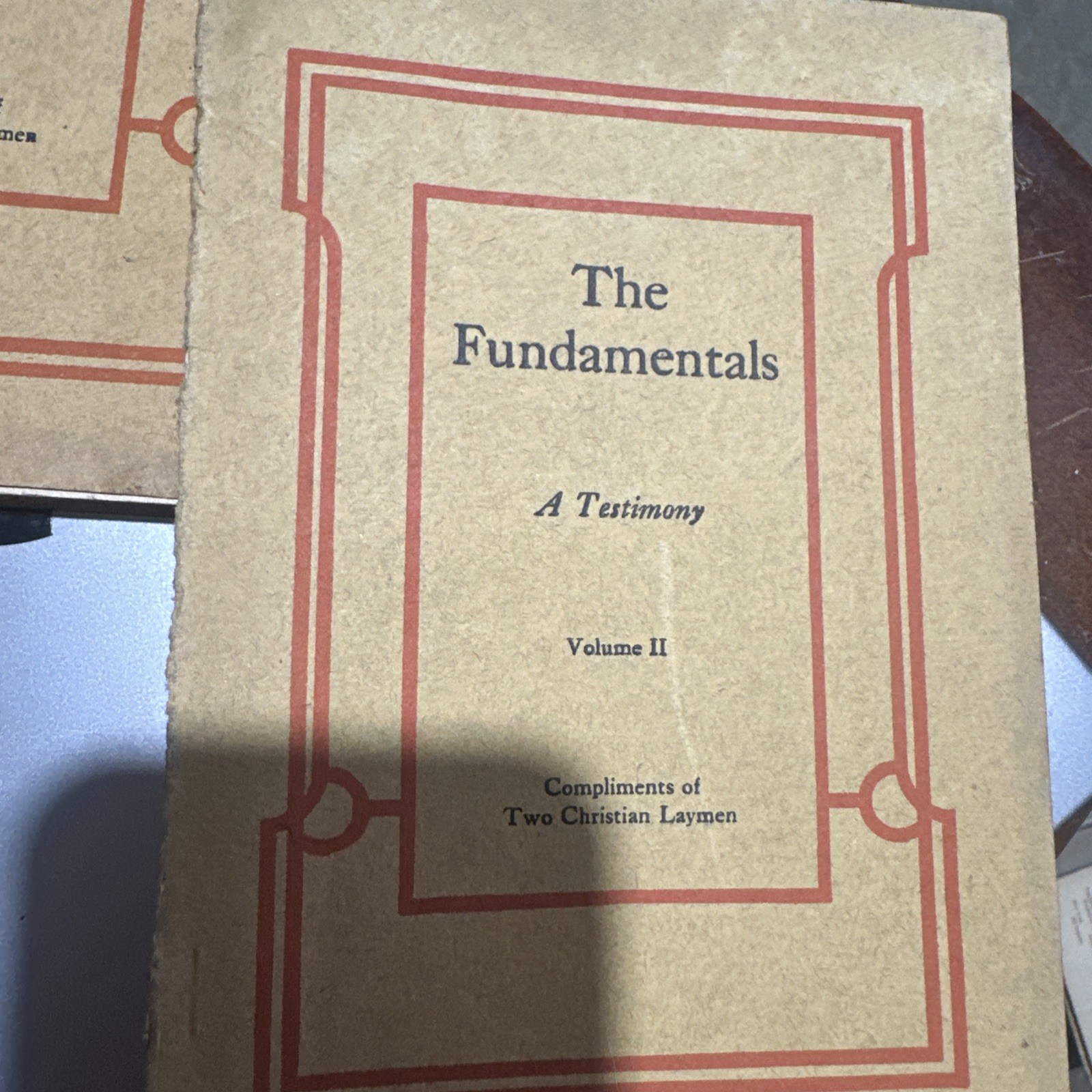 The Fundamentals A Testimony Two Christian Laymen c.1910 Vols 1-5 Vintage Set