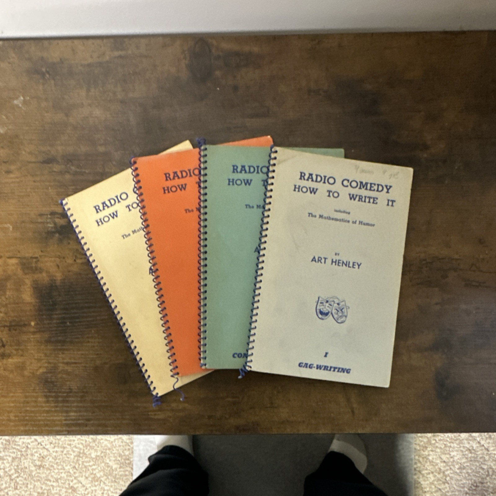 Art Henley Spiral Bound Radio Comedy How to Write It English 4 Volume Set