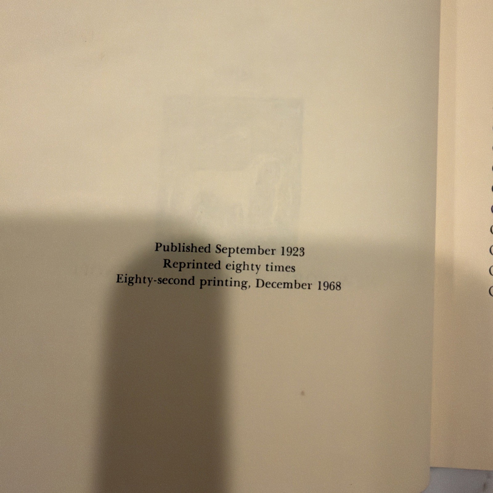 The Prophet by Kahlil Gibran Hardcover 1968 Black Gold Inscribed 82nd Printing