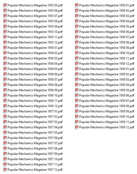 POPULAR MECHANICS 1950S MAGAZINE 120 Select Issue Collection On USB Thumb Drive