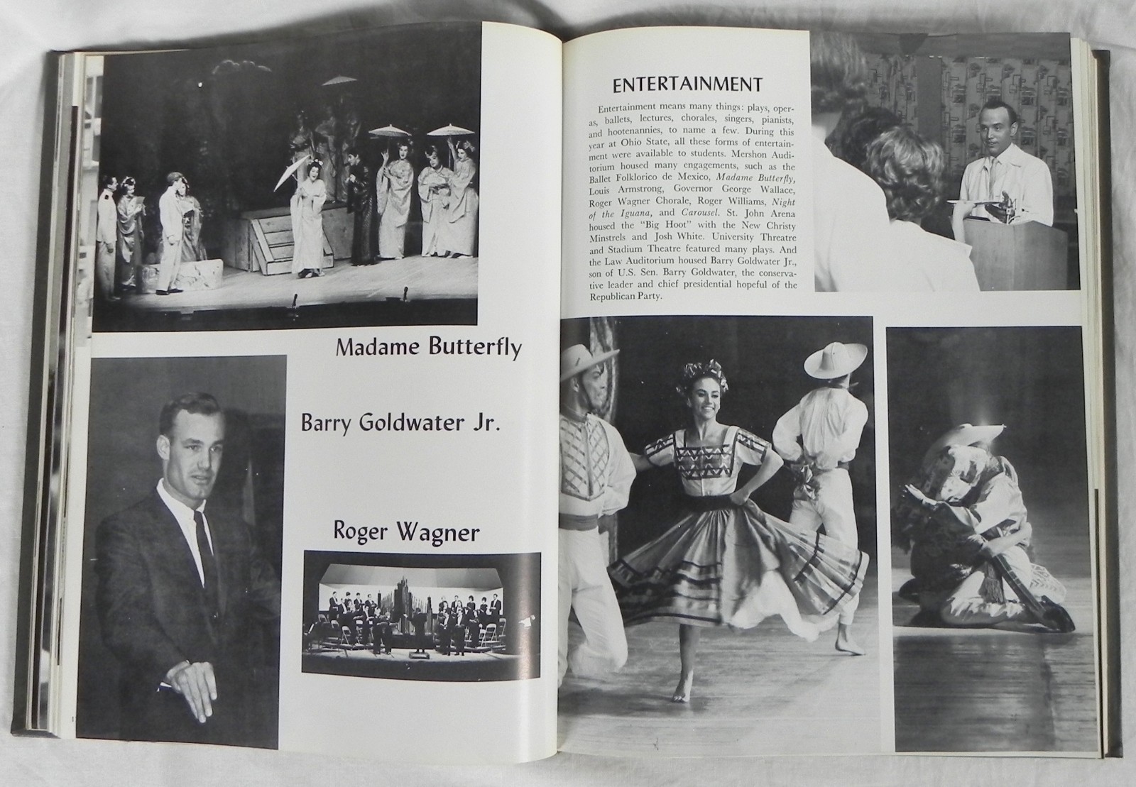 The Ohio State University “Makio” 1964 Yearbook, 480 Pages, Exc. Cond. Unsigned