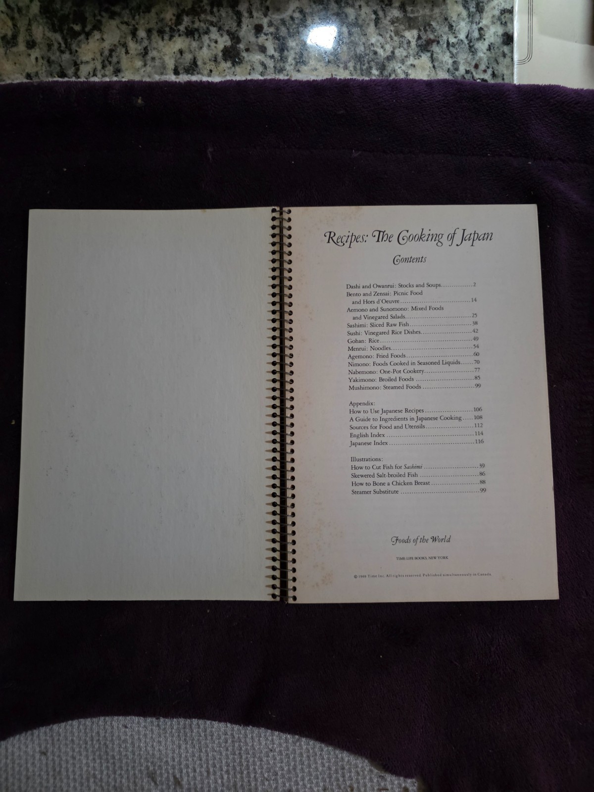 LOT 9 Time Life Foods of the World Recipes Cookbook Spiral Bound Vintage 1968-71
