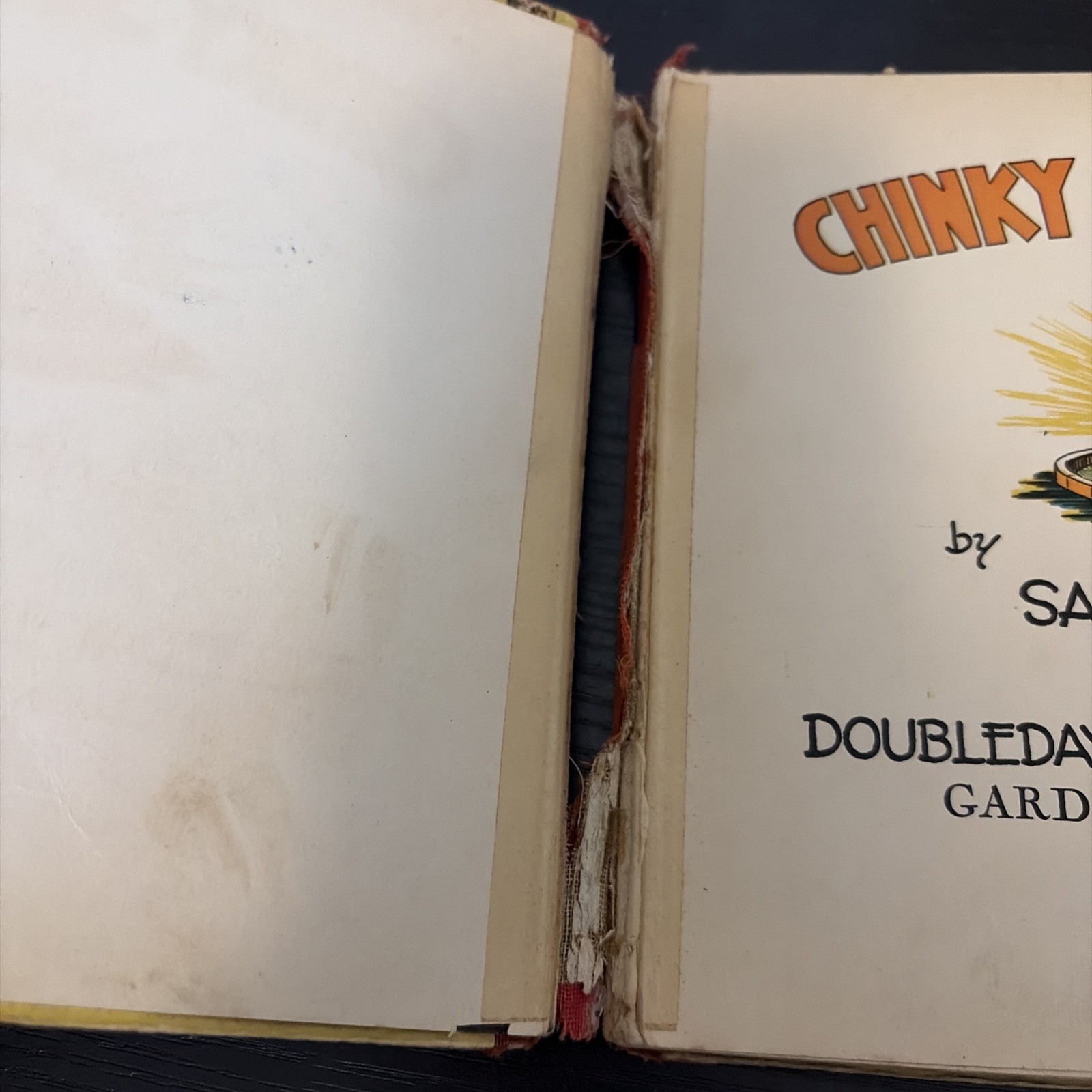 Chinky Joins The Circus By Sanford Tousey 1941 Hardcover