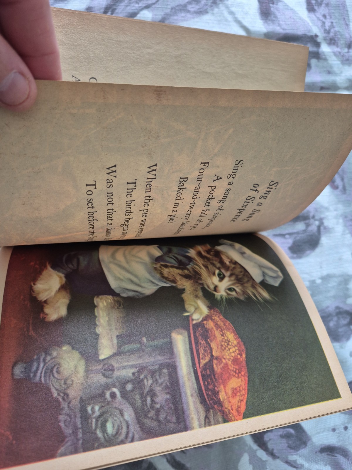 Vintage The Little Kittens Nursery Rhymes 1941 Rand McNally Elf Book