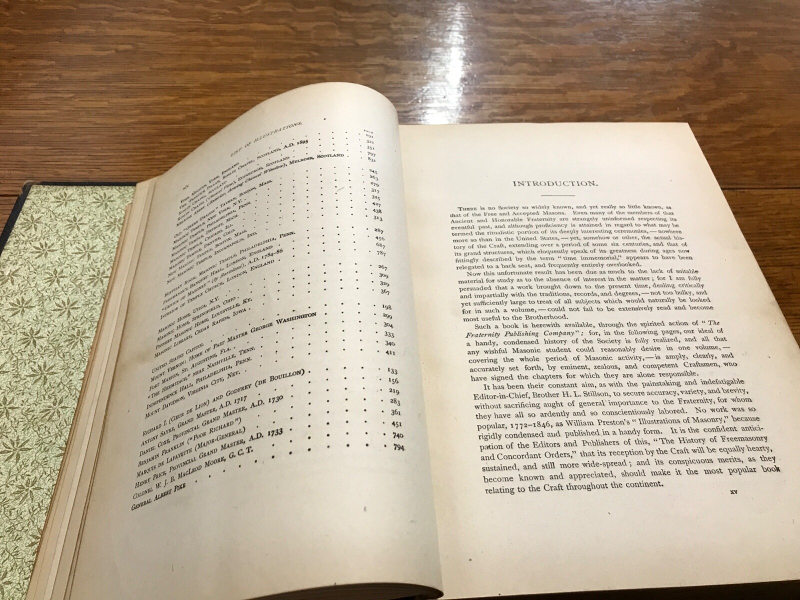 1920 History of the Ancient and Honorable Fraternity of Free and Accepted Masons