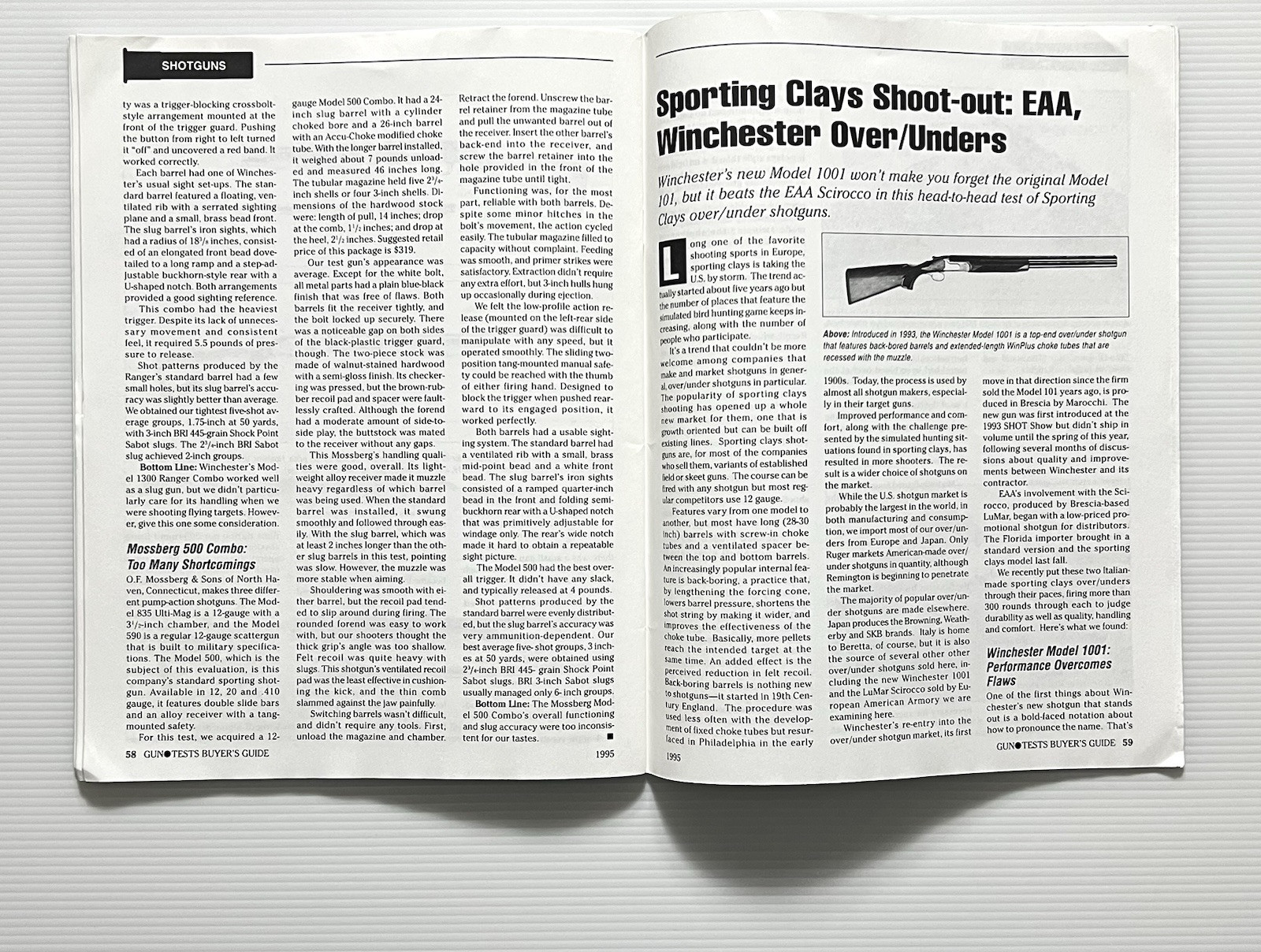 1995 Buyer’s Guide by Gun Tests Firearms SC 1995