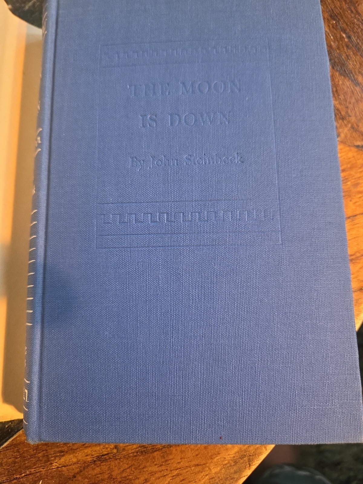 The Moon Is Down John Steinbeck, HC DJ, 1942,1st Ed, 2nd State