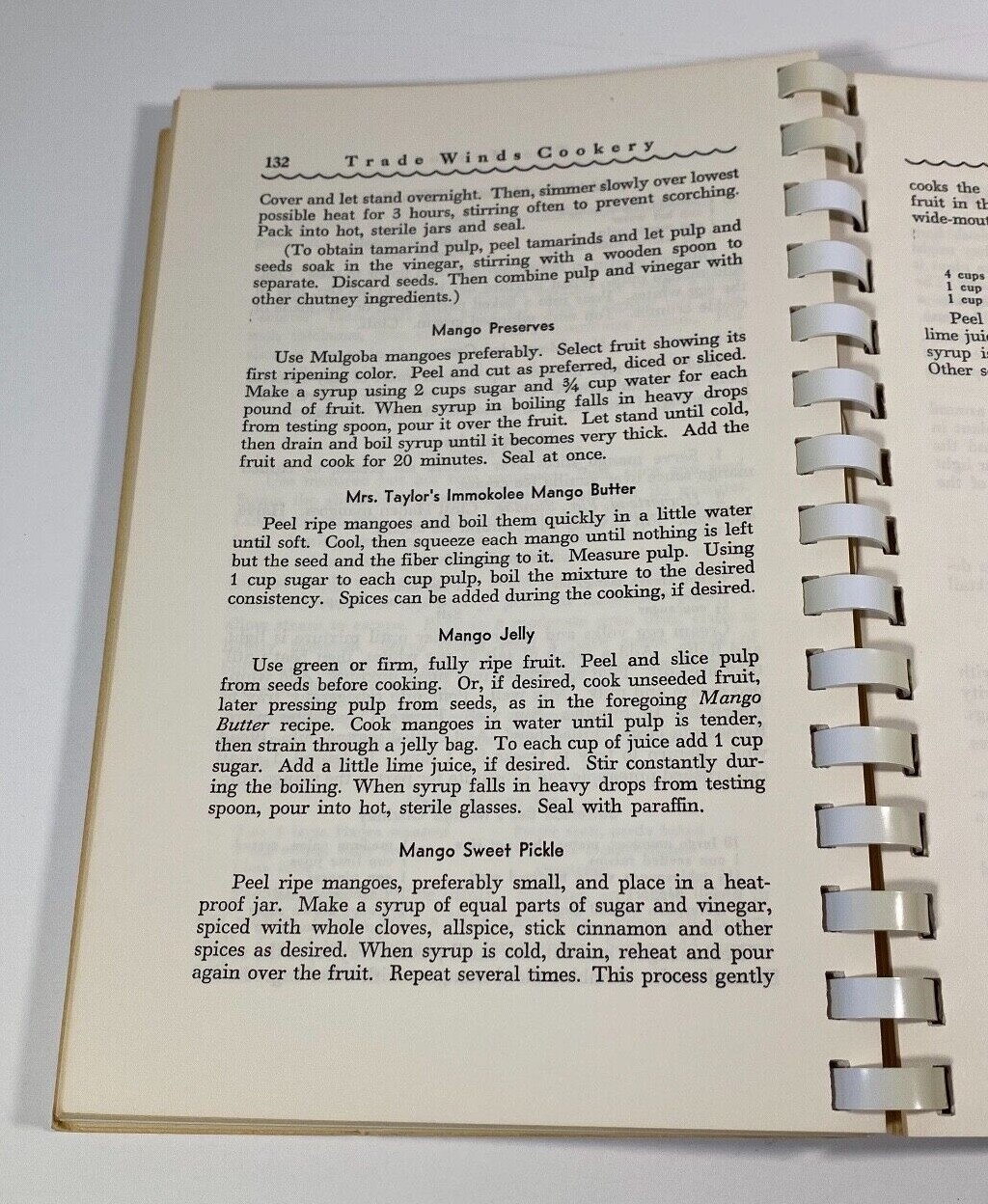 Trade Winds Cookery Norma Davis Paperback Spiral Cookbook 1974 Tropical Recipes