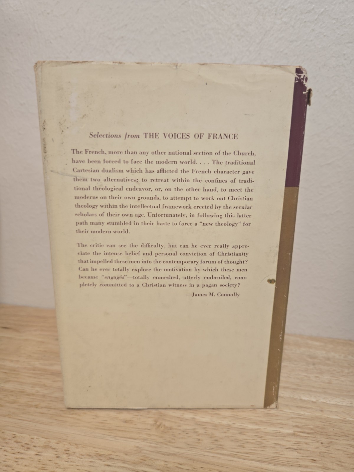 1961 Vintage Book: The Voices Of France By James M. Connolly