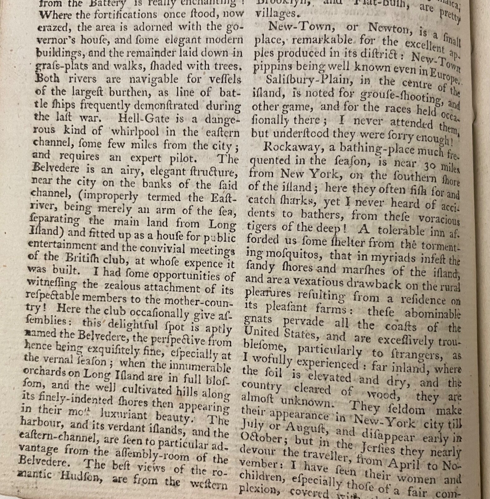 1798 MONTHLY MAGAZINE TRAVELING IN NEW YORK CITY NJ PA MISSOURI TRIBES ~ Binding