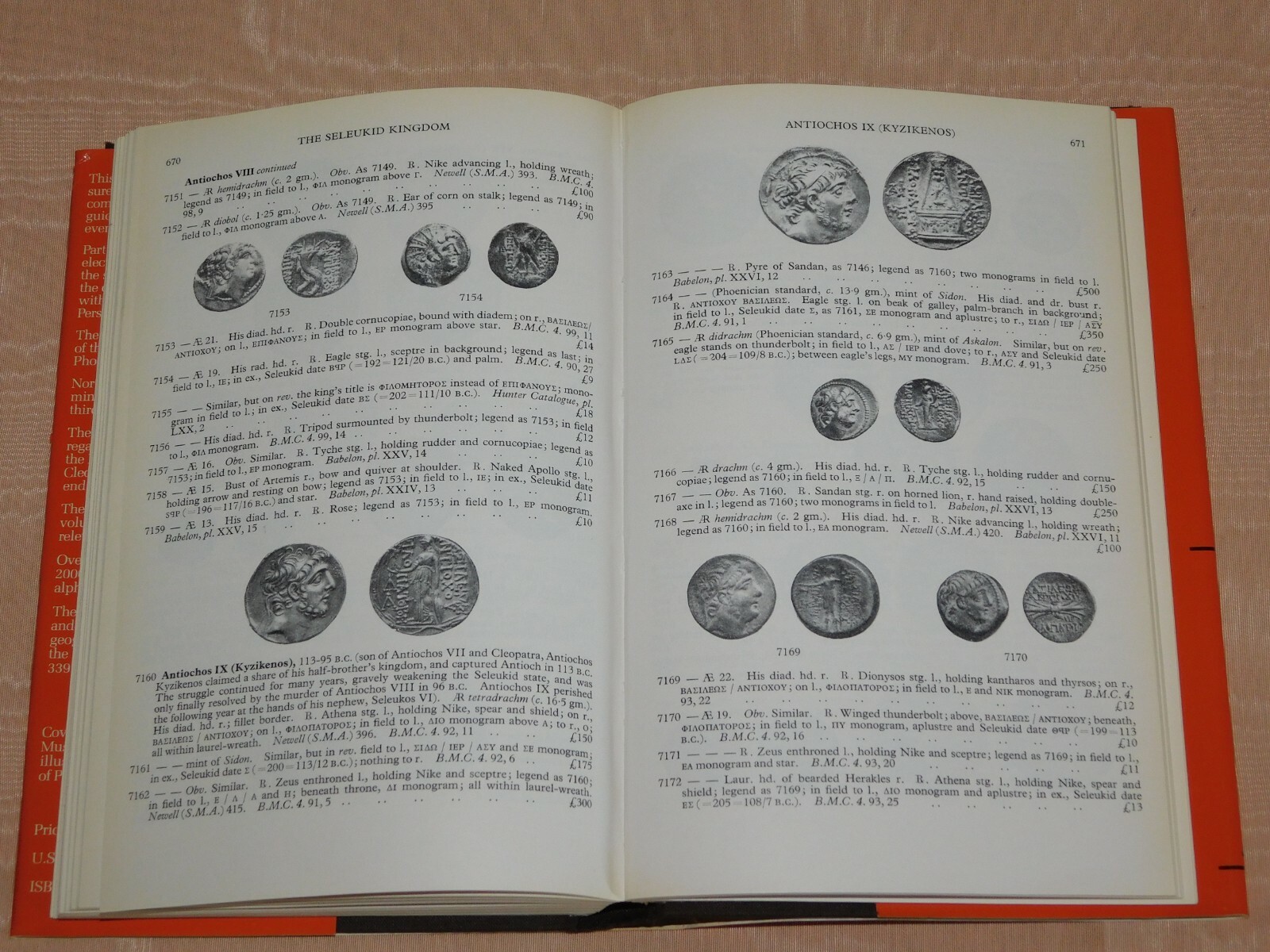 VINTAGE COIN BOOK 1979 GREEK COINS and THEIR VALUES by DAVID SEAR