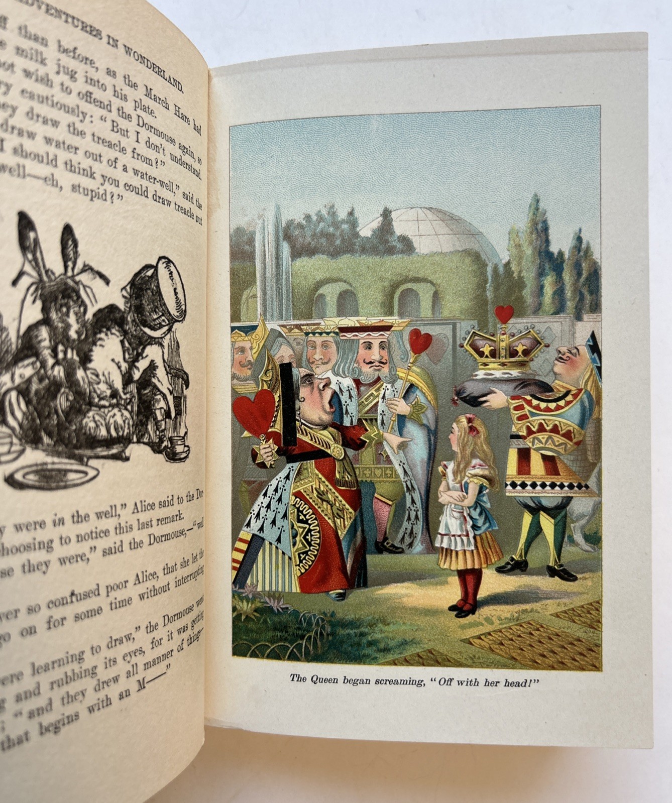 Alice in Wonderland Hurst & Co Chromolithograph Plates c.1900 Antique Book