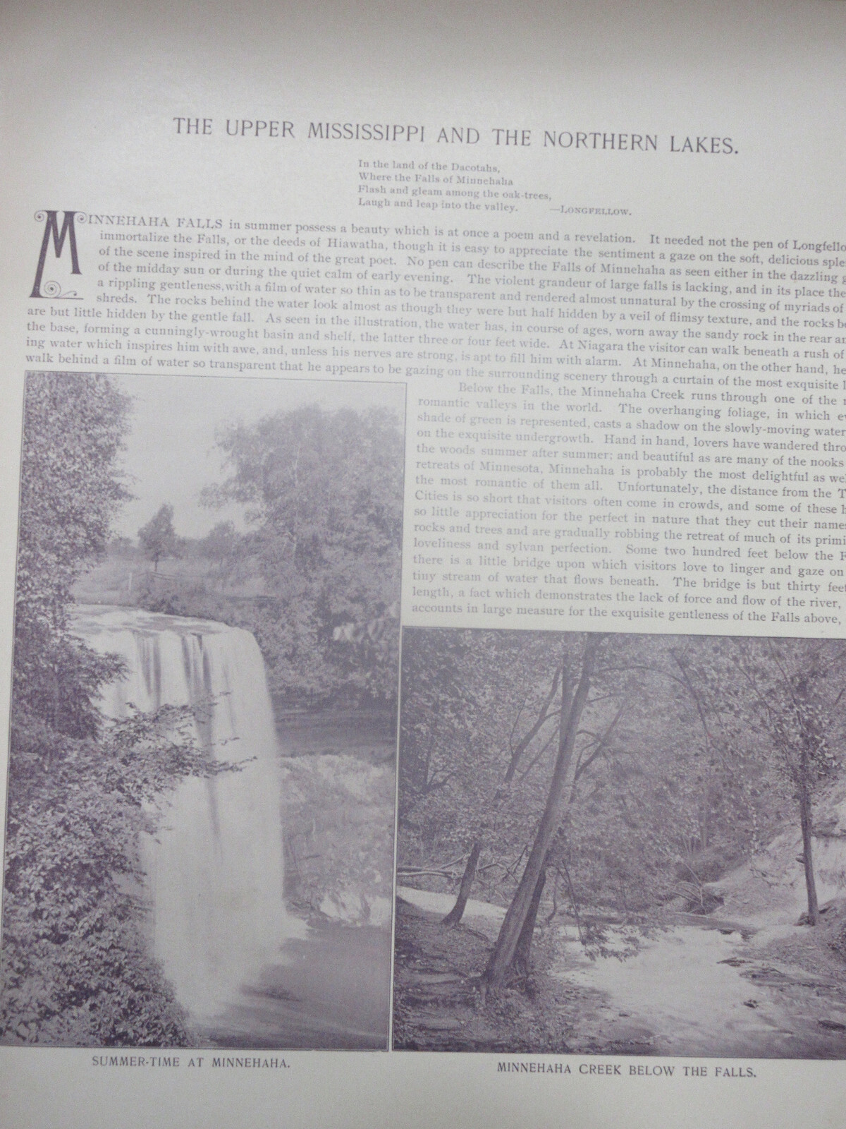 1894 A Complete Picturesque America 320pp NATIVE AMERICAN PHOTOS THE UPPER MISS