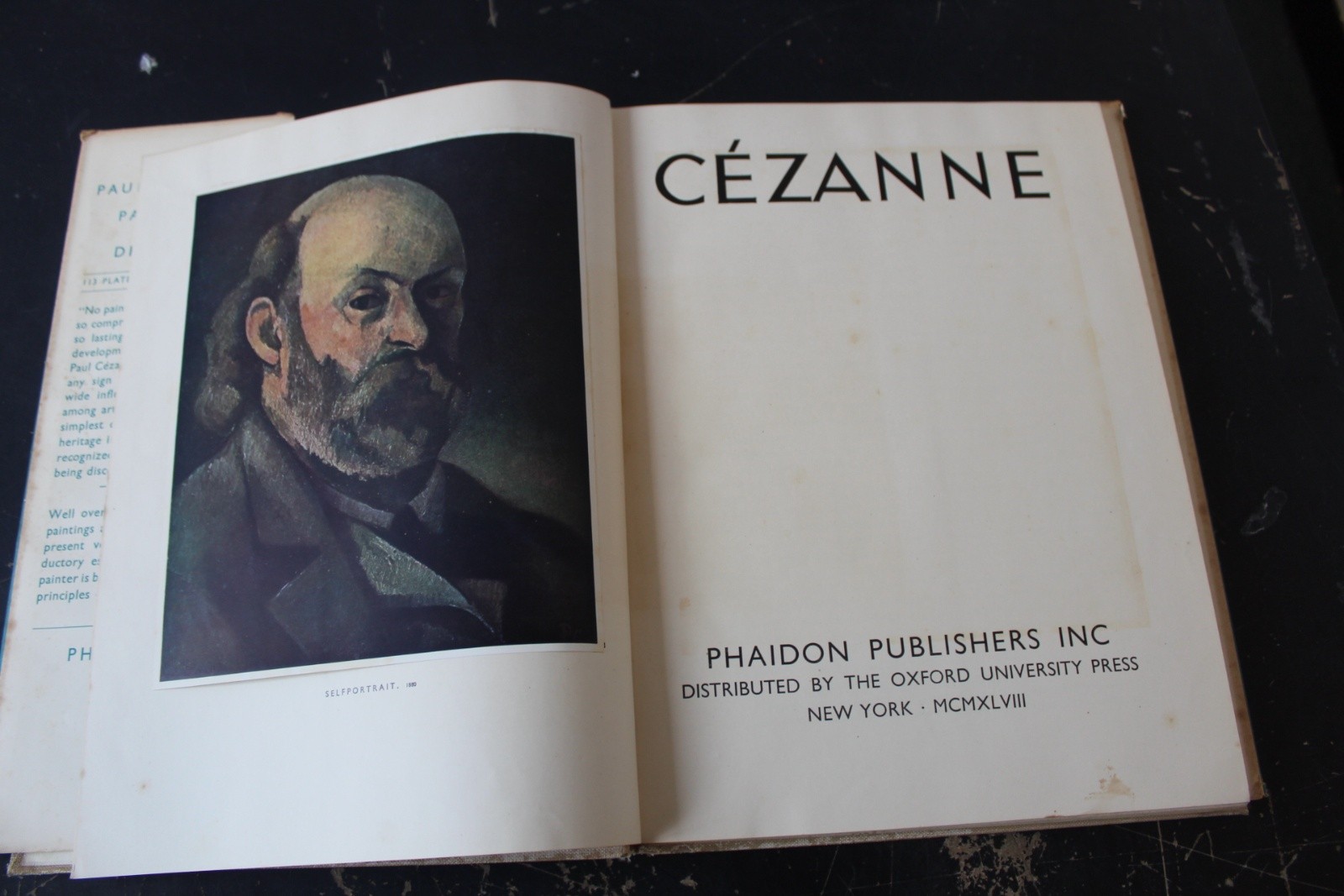 Cézanne Phaidon Art History Book – 113 Plates 18 In Full Color Vintage Hardback