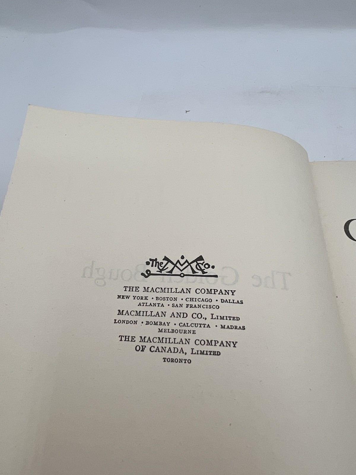 The Golden Bough A Study in Magic and Religion James George Frazer 1951 HC Book