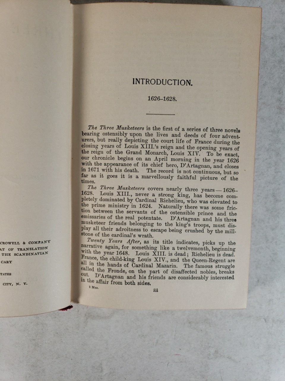 The Three Musketeers by Alexandre Dumas (Two Volume Set, 1922)