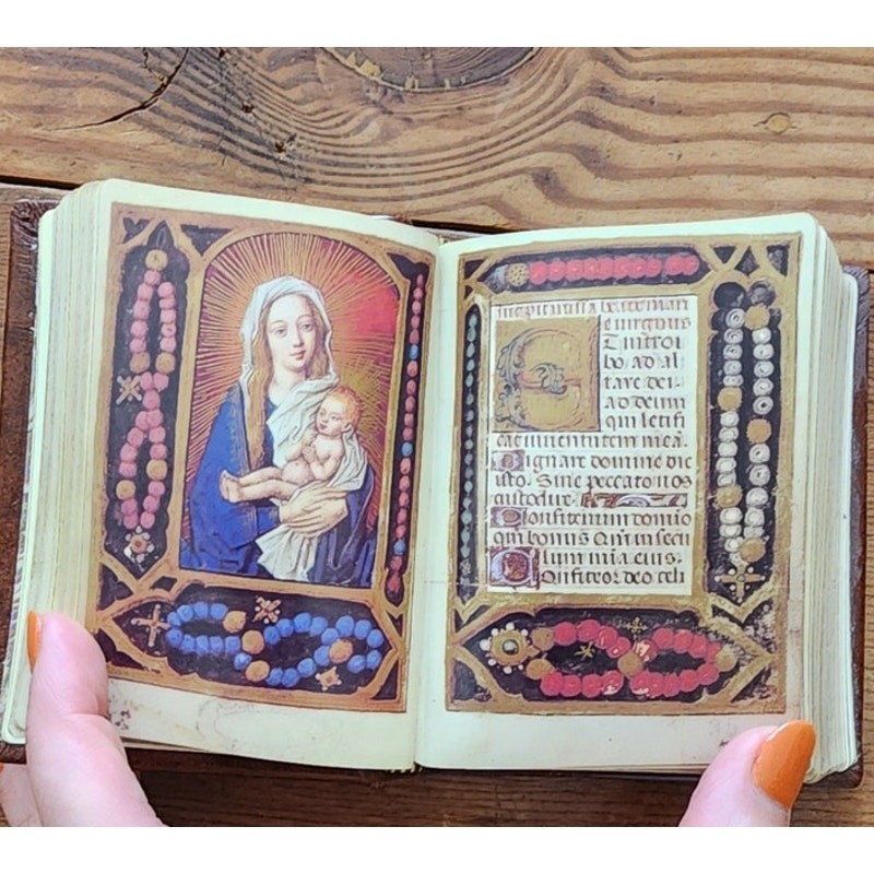 RARE Manuscript Fascimile Libro delle Ore Ross 94 Vatican Book of Hours Belsar