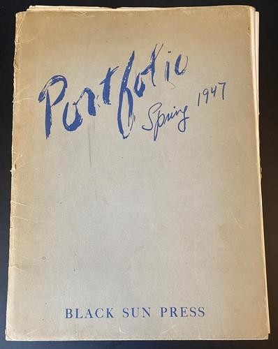 PORTFOLIO V Spring 1947 Black Sun Press Poetry incl MAN RAY, ANAIS NIN Rarities