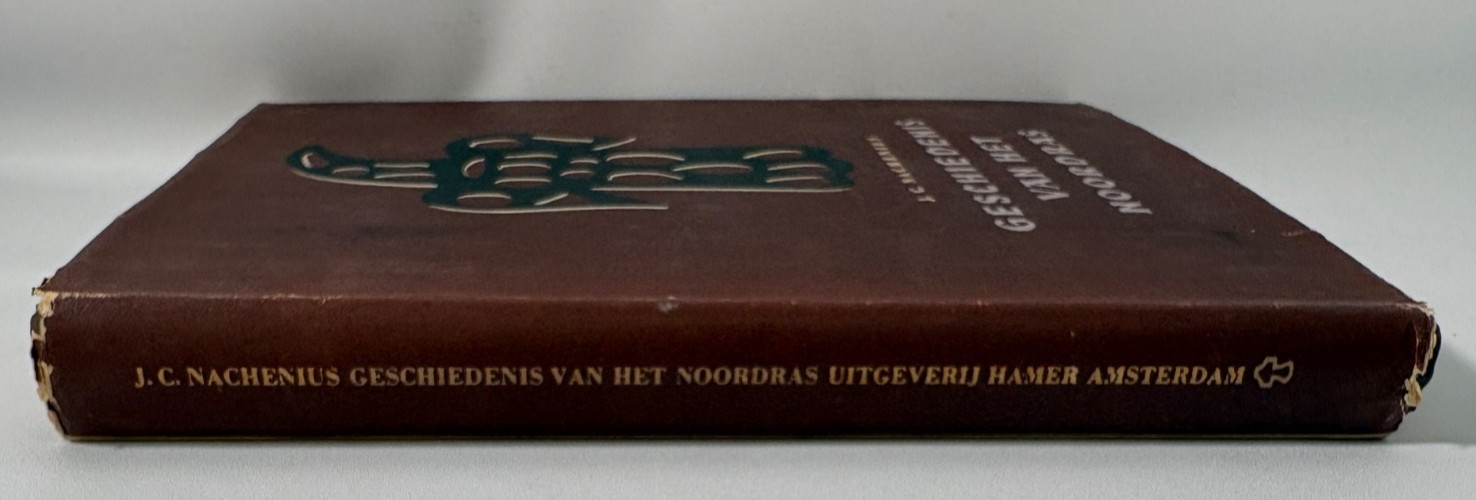 1944 Dutch Book Geschiedenis van het Noordras J.C. Nachenius Nordic History