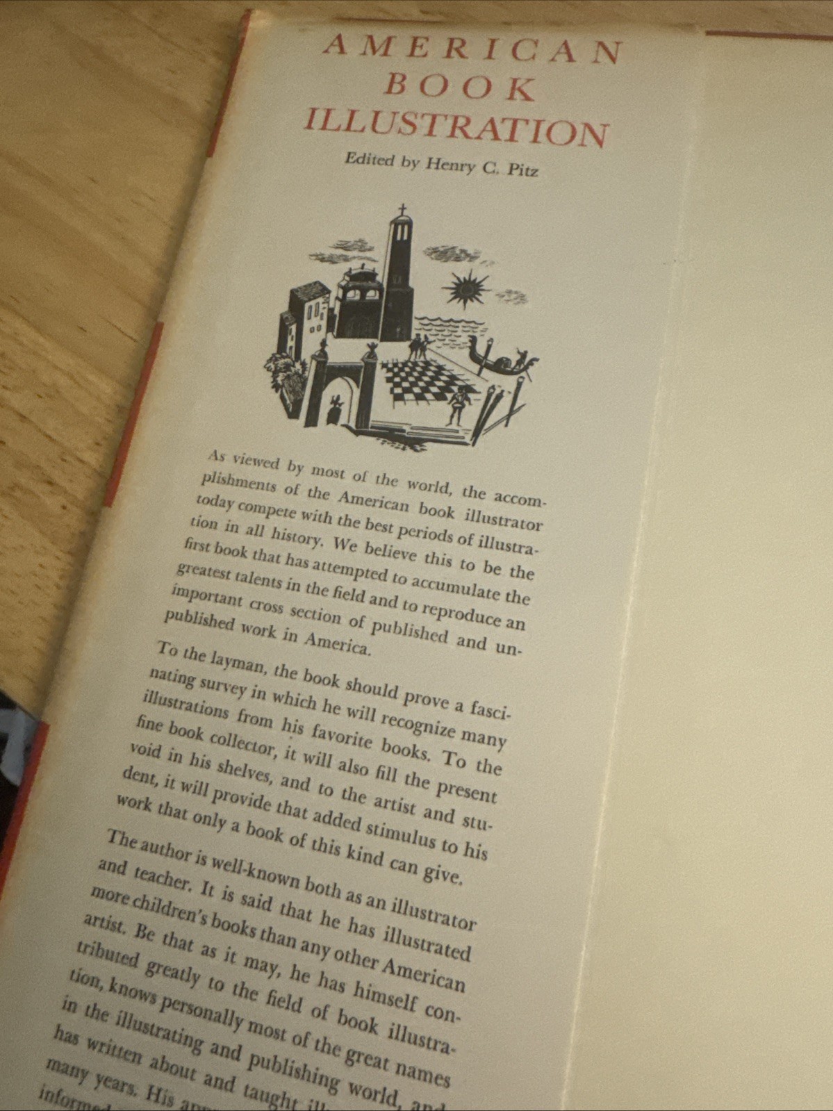 A Treasury of American book illustrators by Pitz. Reference. HB DJ 1947 1st ed