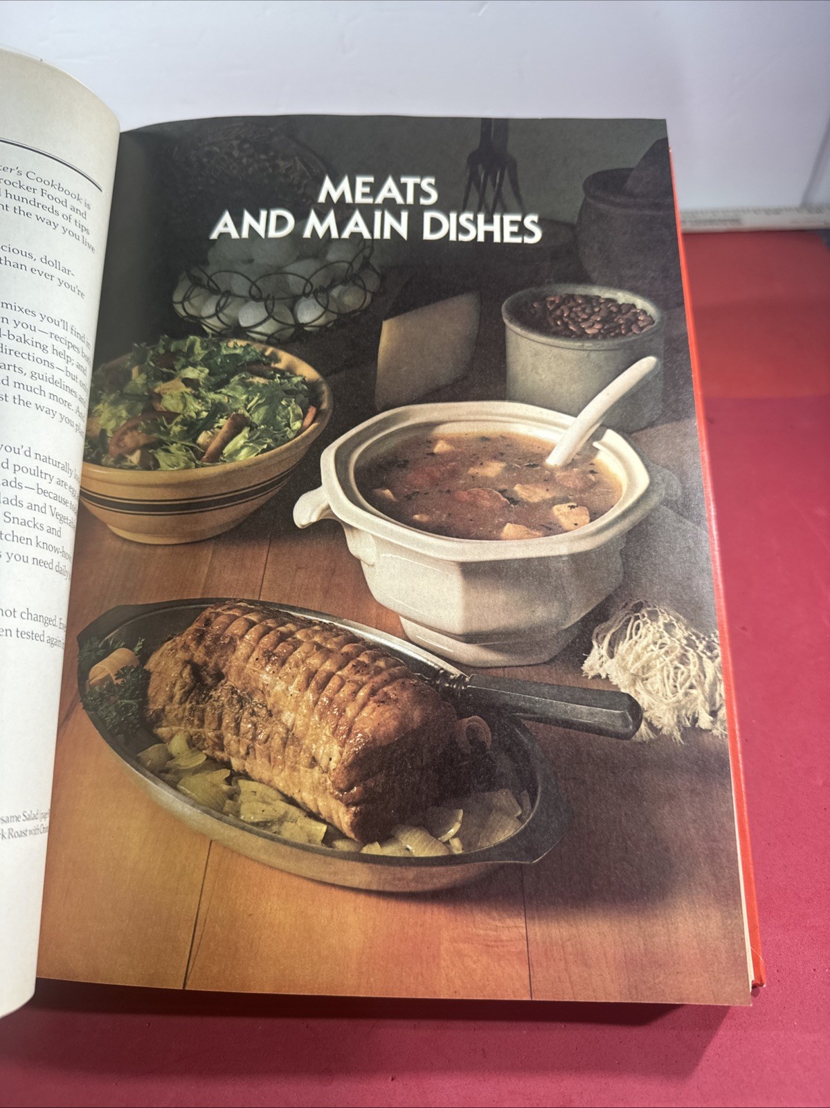 1978 HC Betty Crocker Cookbook, New & Revised 1978 Edition, Great Condition Red