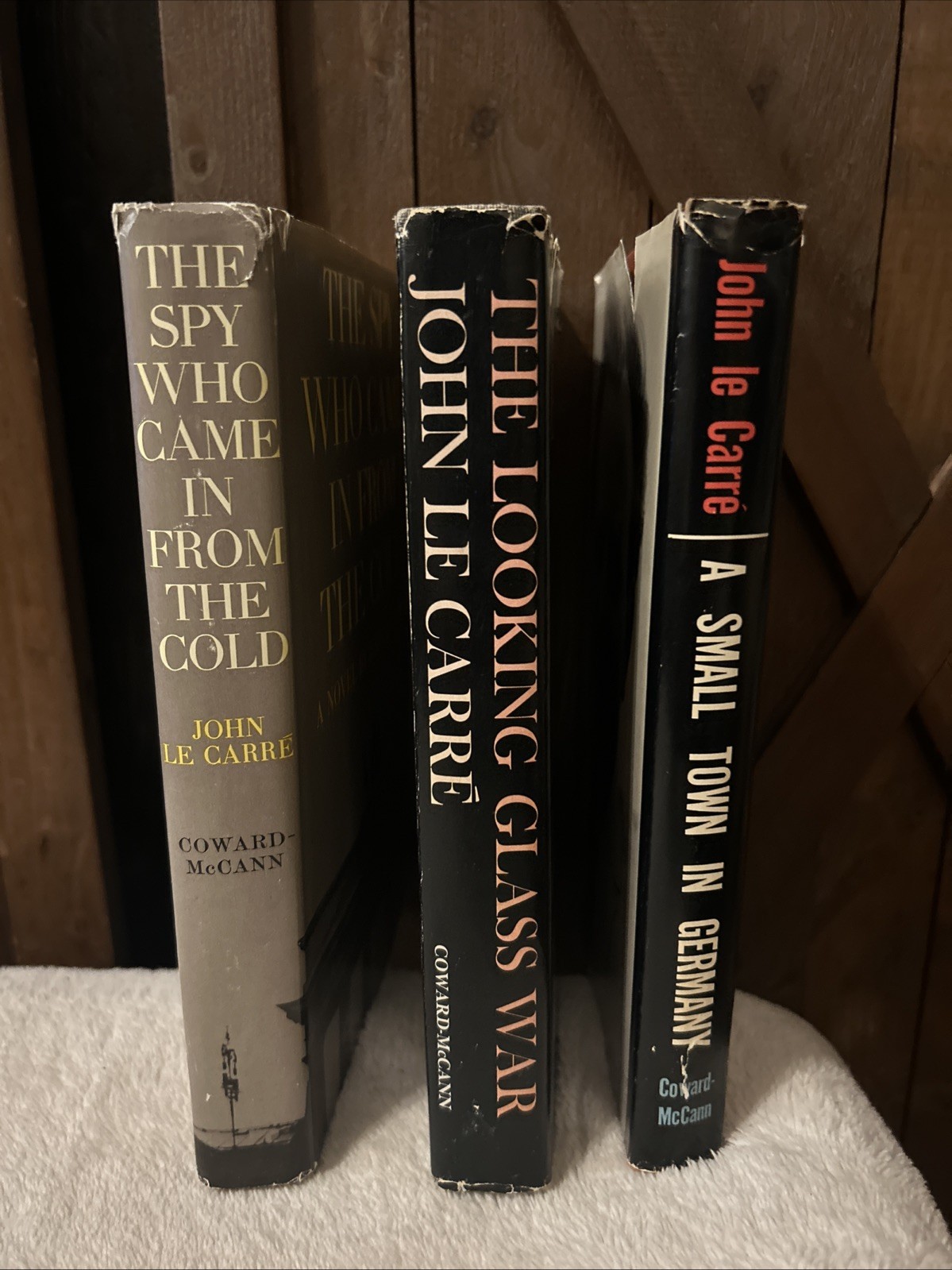 John Le Carre VTG HCDJx3: Spy Who Came In From Cold (1st/28) Looking Glass War &