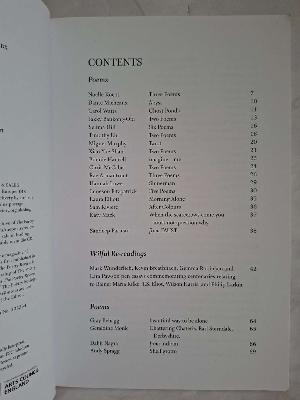 The Poetry Review Mixed Authors Set Of 3 1st 2022 Paperback The Poetry Society