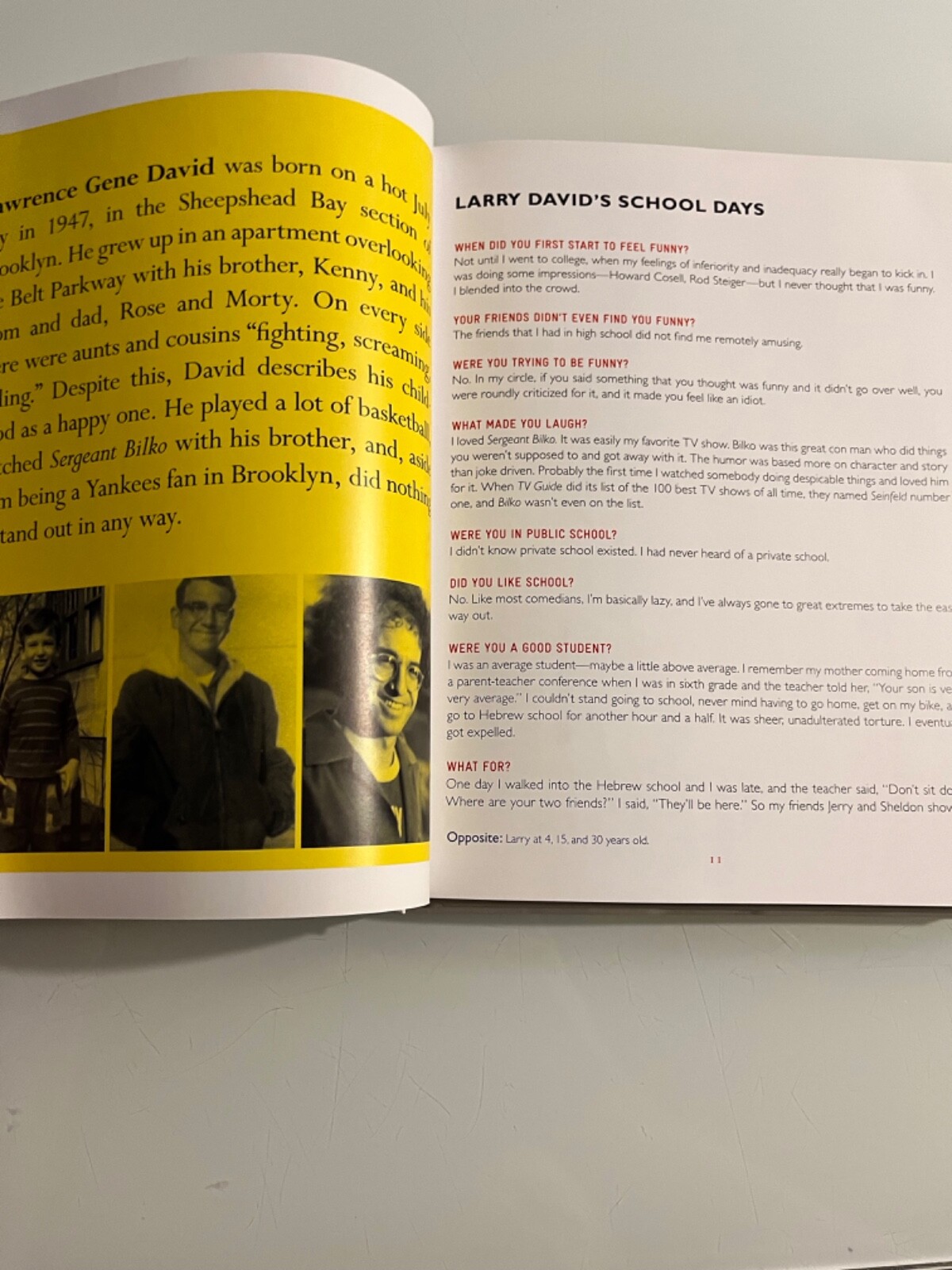 Larry David CURB YOUR ENTHUSIASM The Book HBO 2006 Gotham 1st Ed. 1st Print HCDJ