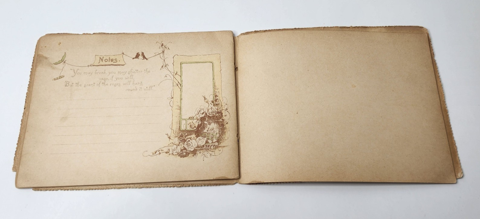 My Ladye’s At Home Booke – Antique Victorian Weekly Engagements Book [READ DESC]