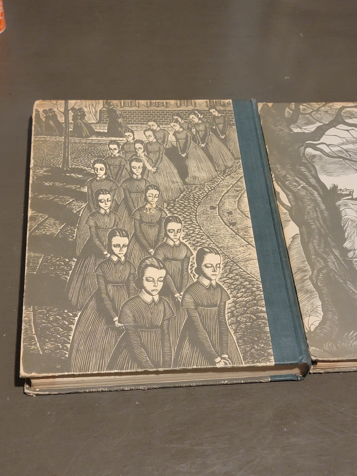 Vintage Random House Book Set Jane Eyre & Wuthering Heights by Bronte Sisters 
