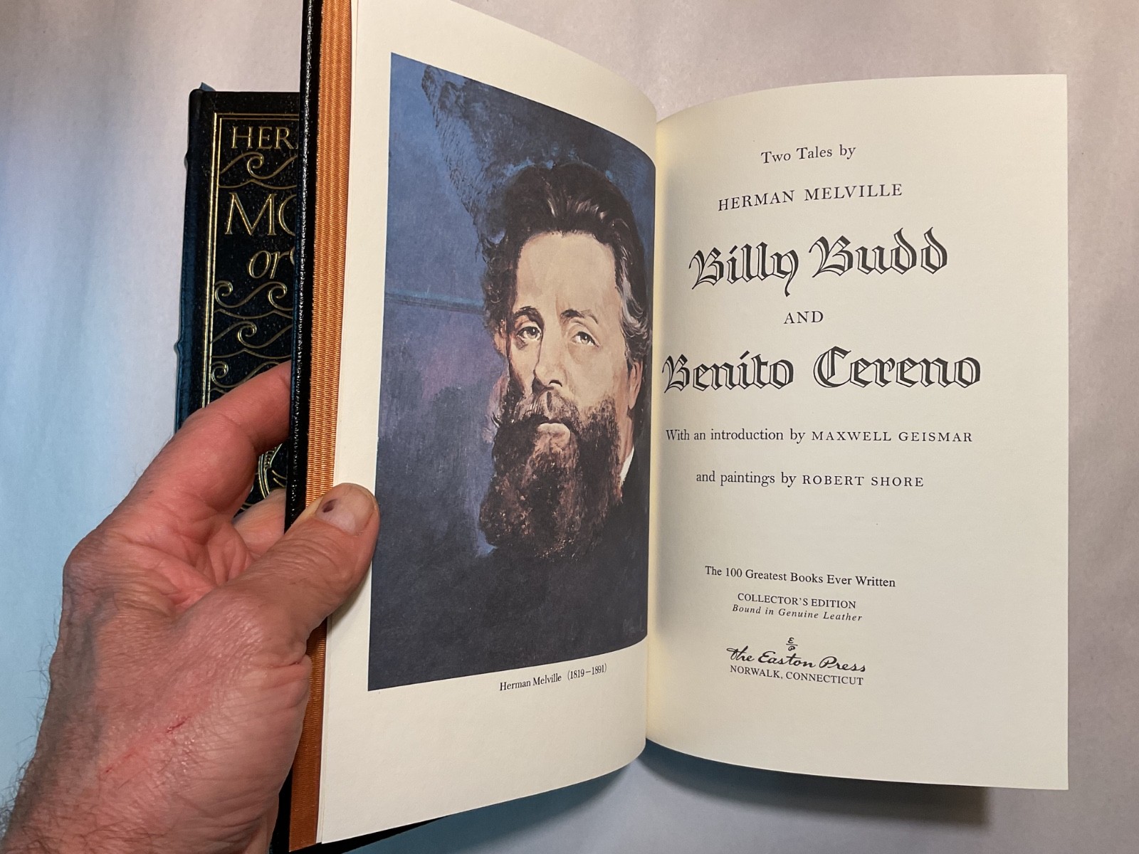 Easton Press Moby Dick & Billy Budd/Benito Cereno Two Books