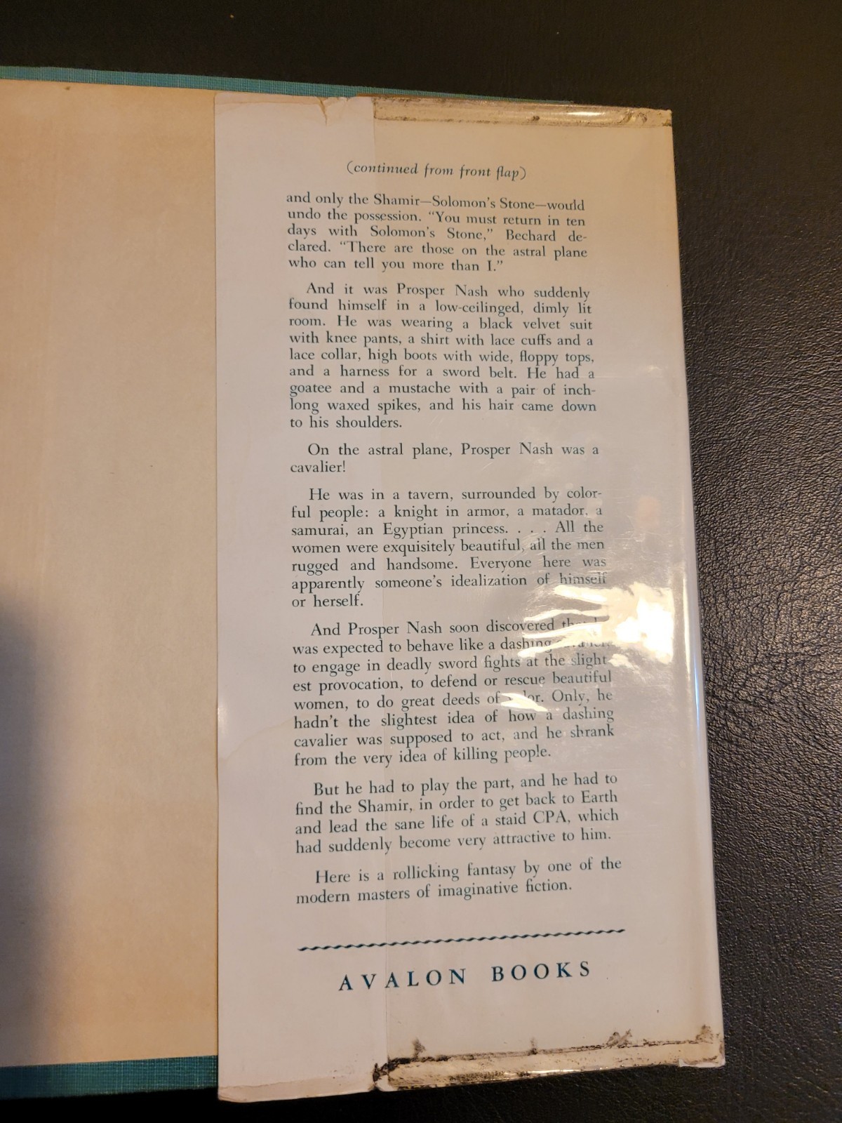 Vtg 1957 “Solomon’s Stone” By L. Sprague de Camp. Science Fiction.