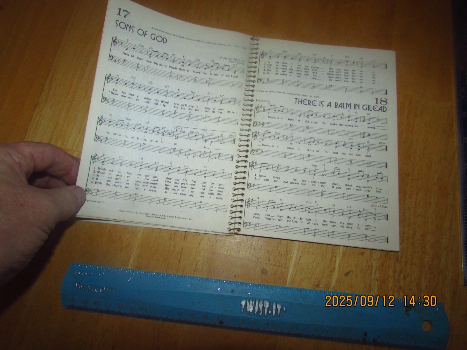 The Dove Song Book – Songs of the Spirit by John Wilson – 1975 Spiral Paperback