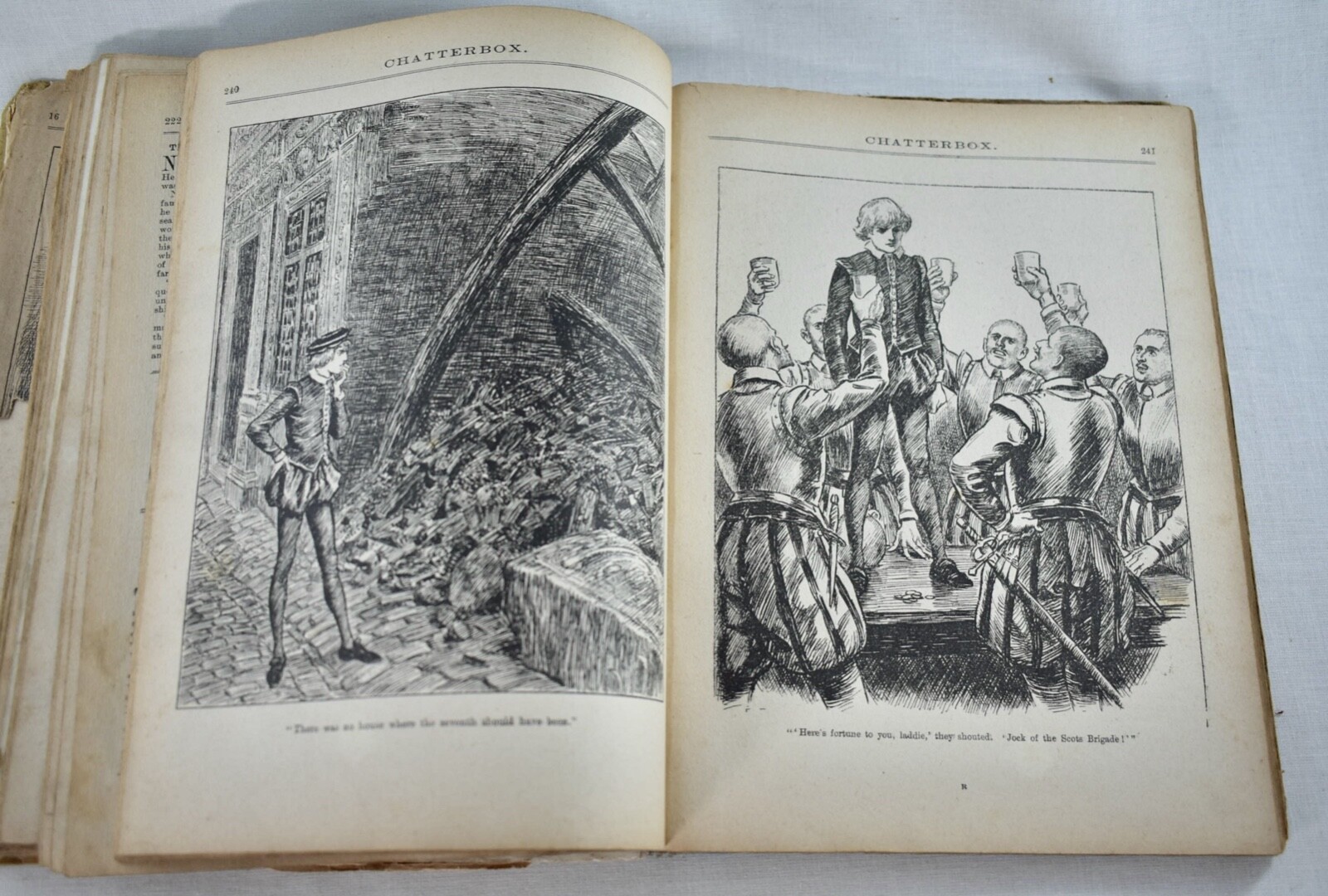 ANTIQUE CHATTERBOX HARDBACK CHILDRENS MAGAZINE BOOK c1920