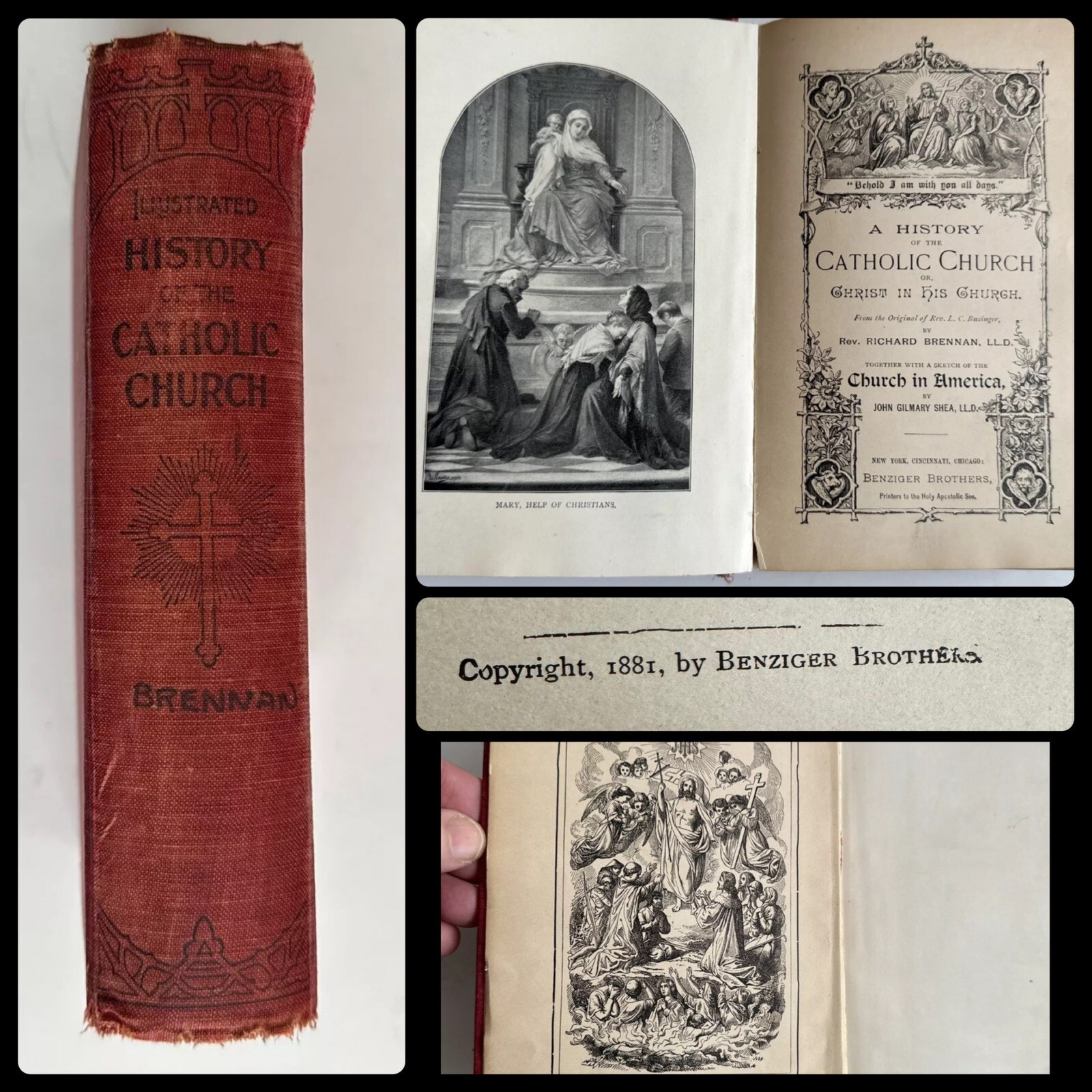 1881 Christ in His Church – A History of the Catholic Church – Benziger Bros.