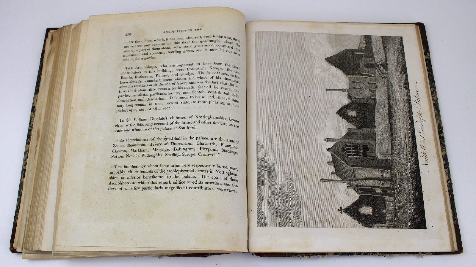Antiquities Historical Architectural Chorographical Nottinghamshire 1801 History