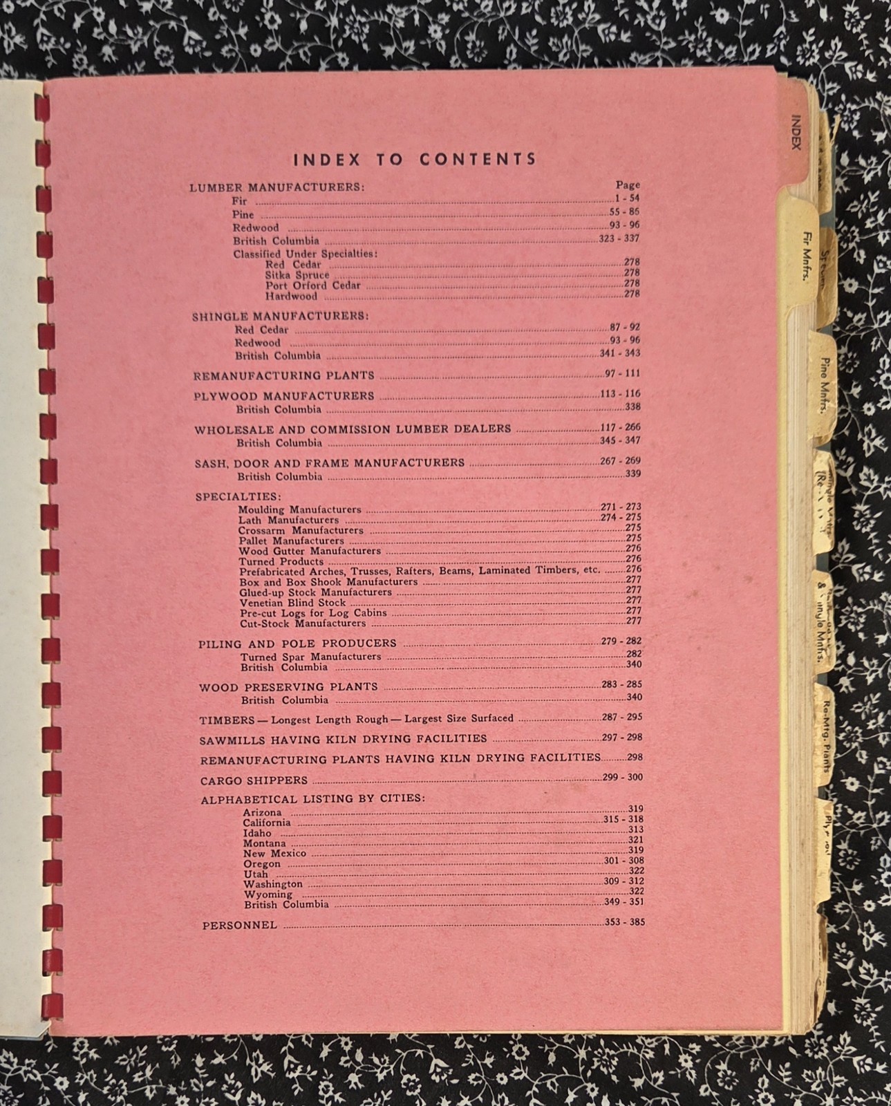 Crow’s Digest Buyer’s and Seller’s Guide, Western Lumber Industry, Portland 1948