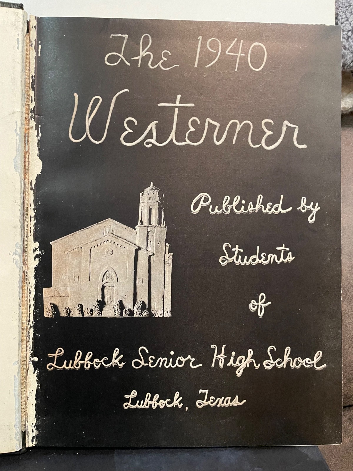 LUBBOCK HIGH SCHOOL, TEXAS 1940 “WESTERNER 1940” STATE FOOTBALL CHAMPS!!