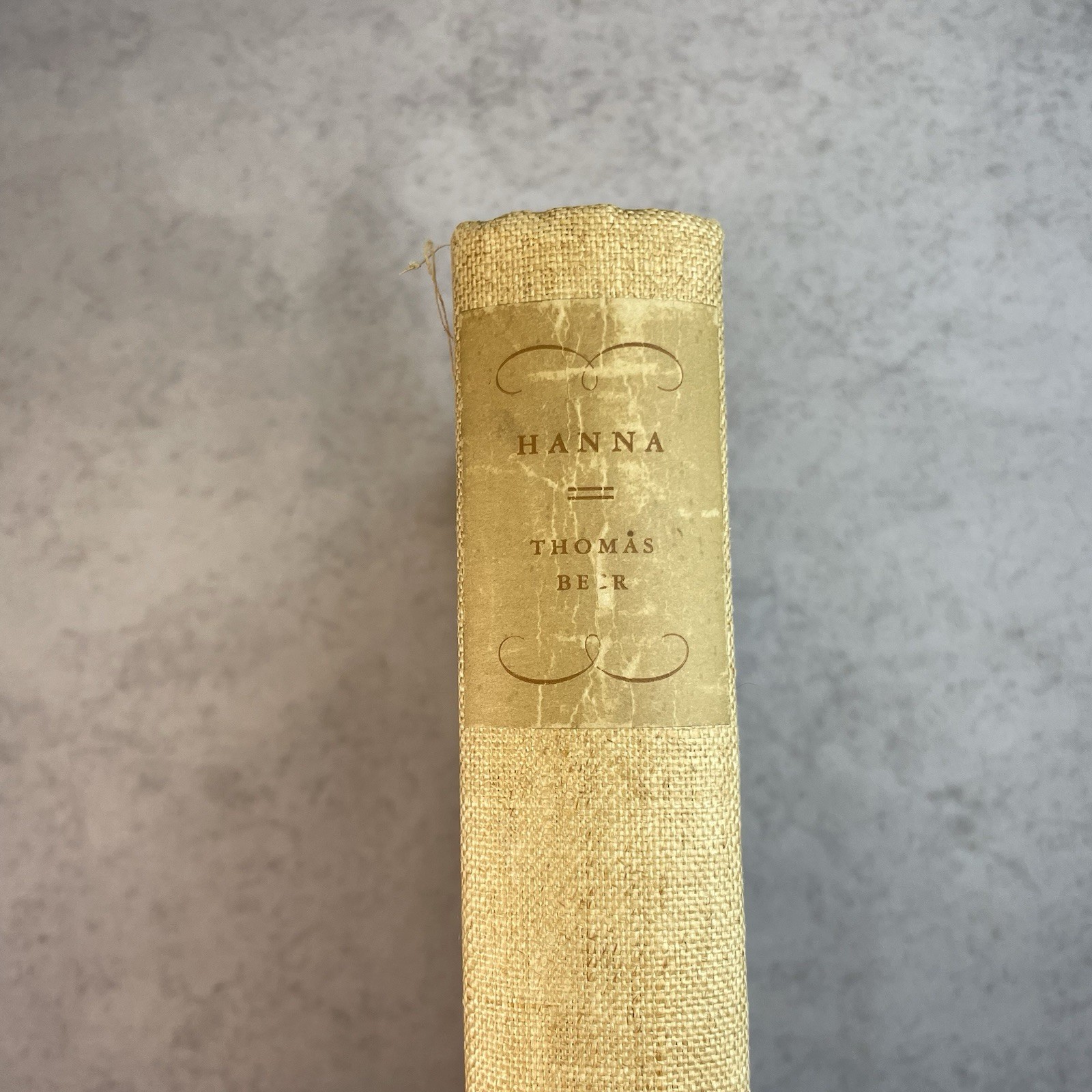 Hanna Thomas Beer 1929 HC Alfred A Knopf Vintage Novel Book