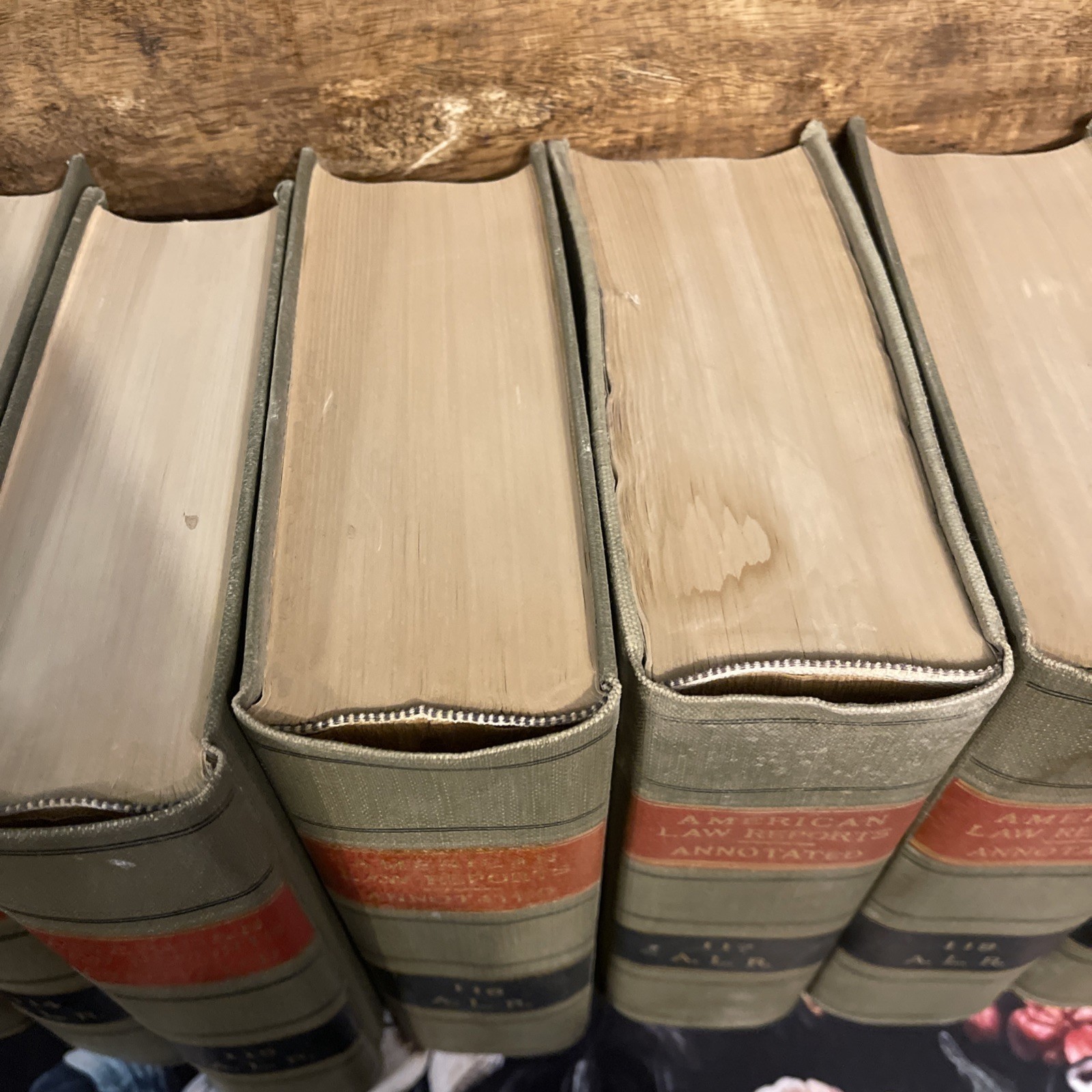 Lot of 9 American Law Reports Annotated 1937 Volumes 111-119 Vintage Ex Lib Law