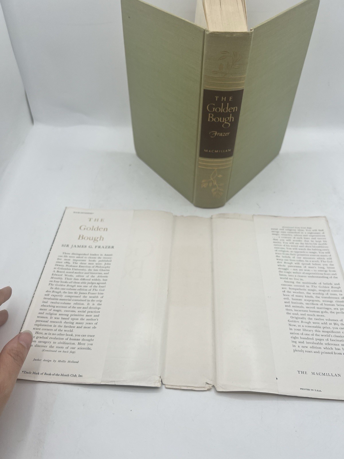 The Golden Bough A Study in Magic and Religion James George Frazer 1951 HC Book