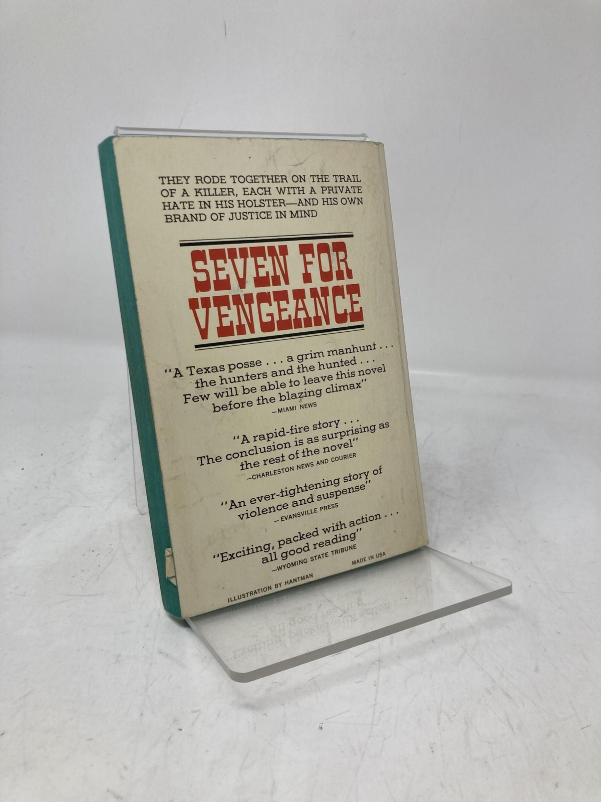 Seven for Vengeance by James Keene First 1st Edition VG PB 1965