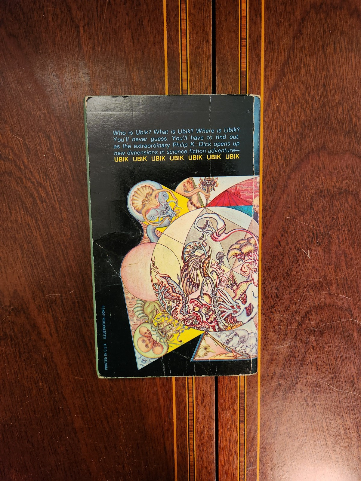 PHILIP K. DICK UBIK 1970 DELL BOOKS 1ST PRINTING VG+