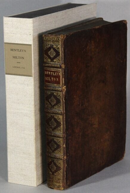John Milton / Paradise lost A new edition by Richard Bentley 1732 Poetry