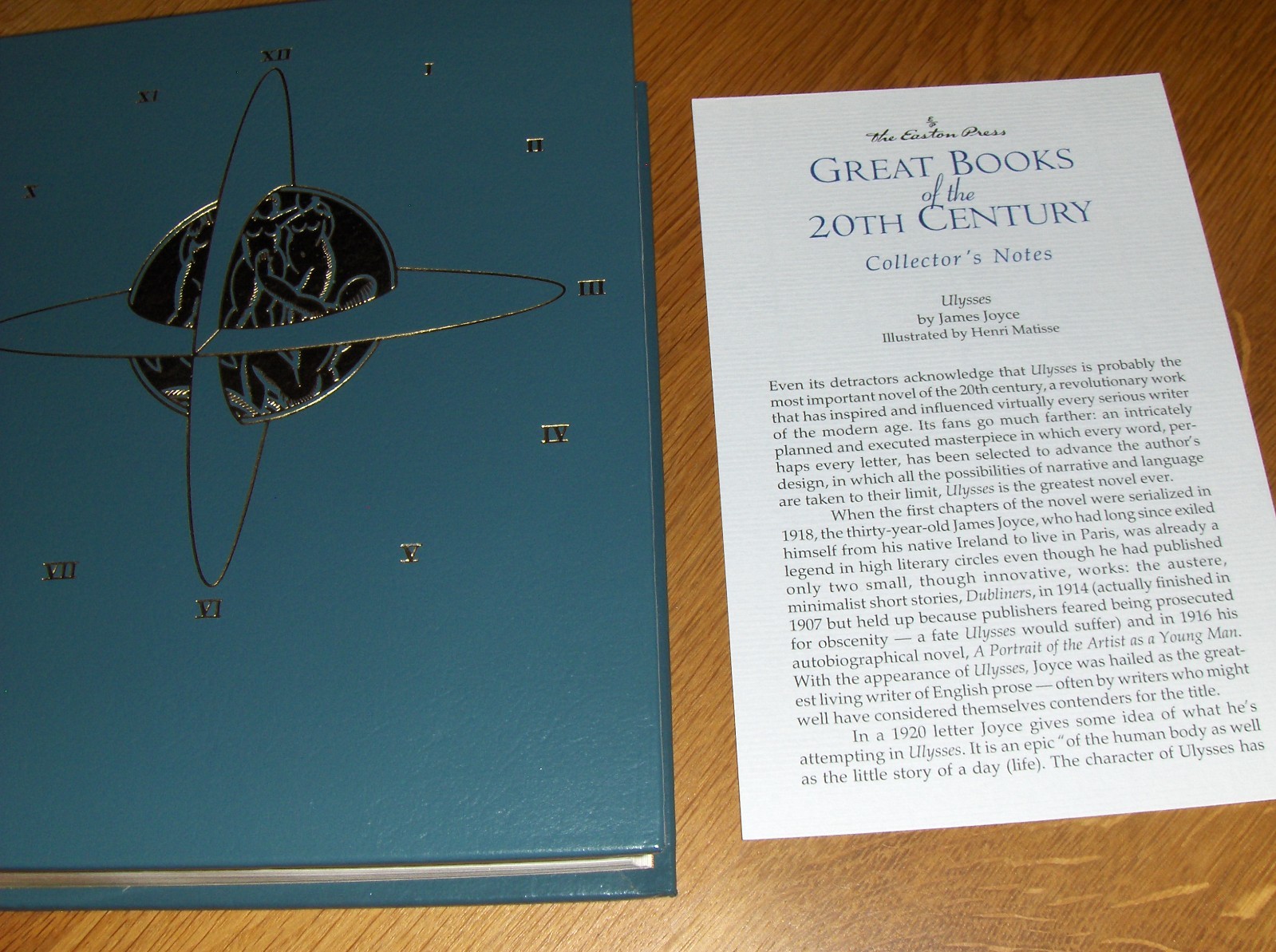 ULYSSES – James Joyce NEW Easton Press Full Leather-Illustrated by Henri Matisse
