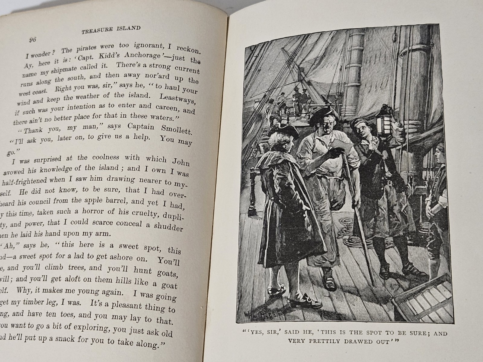 STEVENSON, Robert Louis “Treasure Island” [Charles Scribner’s Sons, 1905] VTG